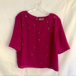 Chelsea28 Embellished Top